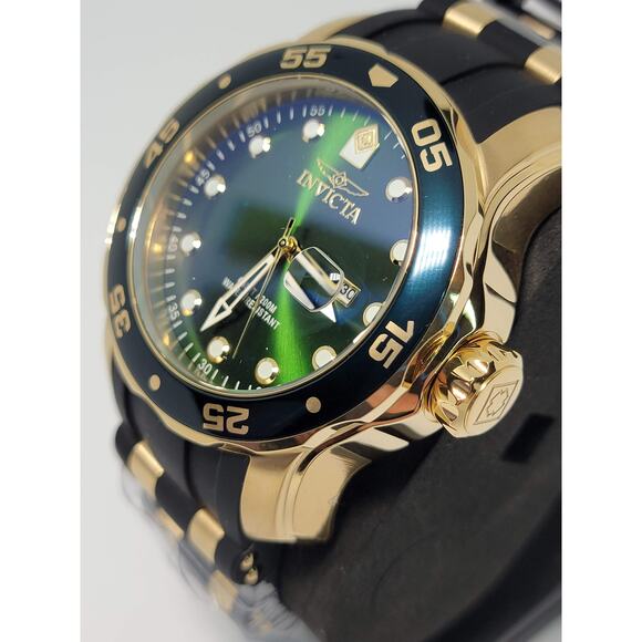 Invicta Men's Pro Diver 48mm Silicone Quartz Watch Black 39100
